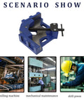 Heavy Duty Right Angle Clamp for Welding and Woodworking Adjustable Jaws High Strength Cast Iron Fixture with 90 Degree Corner
