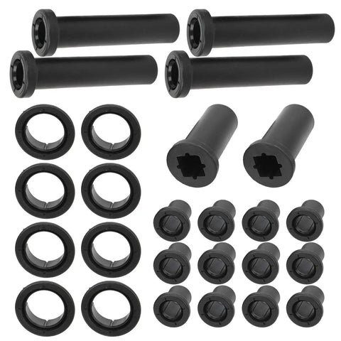 Rear Suspension Bushings Kit For Polaris Sportsman 500 HO 4X4 2003 To 2005 Replacement MG1282101AZ High Quality ABS Wear Resistant Bolt In Improves Ride Handling OEM Style Control Arm Bushings For ATV Quad, 26-piece black ABS set