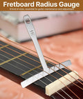 Guitar Truss Rod Wrench Set Of 23 Pieces For Gearheads With 4mm 5mm 1.2mm 1.5mm 2mm 2.5mm 3mm 3.2mm 4mm 4.7mm 5mm And 6.35mm 7mm 8mm Hex Box Wrenches Plus Fretboard Radius Gauge For Precise Neck Adjustments, 16" radius gauge on guitar strings