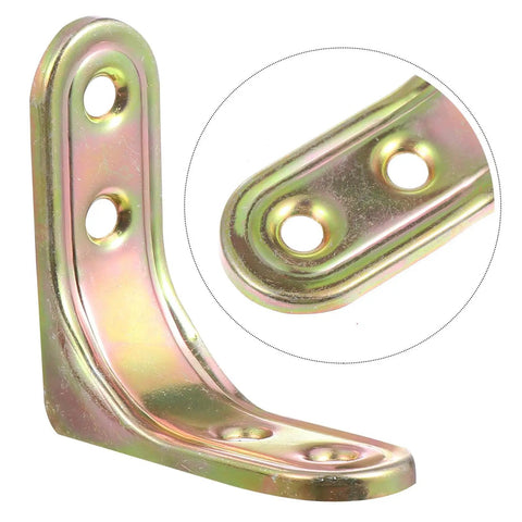 Heavy Duty Right Angle L Brackets Set Of 20 For Shelves Cabinets And Furniture Repair, Rust Resistant Iron Corner Braces