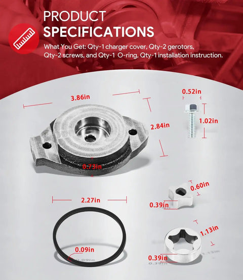 Drop In Charge Pump Kit Replacement For ZT2800 ZT3100 ZT3400 G700 Series Hydraulic Transmissions On Lawn Mowers, Easy Install To Stop Oil Leakage, OE Part Compatible With 71411 HG71411 HG72274 PXHG72274