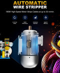 Electric Wire Stripper Machine For Scrap Copper Automatic 0.06 To 1 Inch Wire Stripping Five Channel Copper Wire Stripper