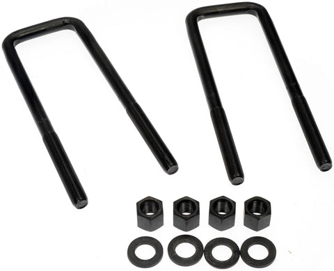 Chevrolet Silverado 1500 Rear Leaf Spring Axle U Bolt Kit Fits 1999 Through 2021 OE Replacement with heavy duty steel hardware