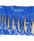 Premium Heavy Duty Screw Extractor Set To Bust Rusted Stripped Bolts And Broken Taps With Ease For Home Repair Projects Or Industrial Jobs Using This Durable High Speed Steel Removal Kit That Gets The Job Done Right, 9-piece set in blue pouch