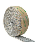 Stove gasket tape, 1in wide x 72in long, self-adhesive fiberglass with paper backing (3M).