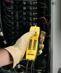Person using Voltage And Continuity Tester With Non Contact AC Detection 50 600V AC Range DC Polarity Indication Twin Probes