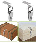 Stainless Steel Spring Loaded Hook Lock Bolt Toggle Latch Clamp For Doors Drawers Cabinets Toolbox And Closets 4 Pack With Lock Bolts