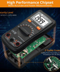 Auto Ranging Pocket Digital Multimeter For Diyers, 2000 Counts, AC And DC Voltage And Current, with circuit board view