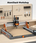 Heavy Hitter Desktop CNC Router Machine With 300W Spindle And Killer 0.01mm Precision Smart 4 Axis Controller in workshop