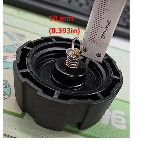 Boat Gas Tank Cap For Outboard Engine, Durable Plastic Fuel Tank Cap Cover For Marine Boats, Fits 12L And 24L Tanks, Replaceable Parts, Secure Seal, Easy Install Gas Cap For Boat Engine