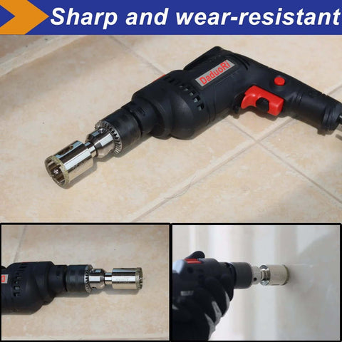 DaduoRi 1-inch diamond tile hole saw with pilot bit for marble, granite, ceramics and porcelain tiles; 1-1/2 in depth.