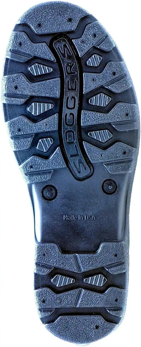 Women's Waterproof Rain Kicks Slip-On Garden Clog sole with heavy-duty grip for stability during yard chores.