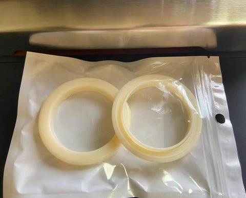 54 Millimeter Silicone Gasket Sealing Ring Compatible With Breville And Sage Espresso Machines 870 878 880 860 840 810 450 500 875 878 880 Grouphead Replacement BPA Free 2 Pack Dishwasher Safe in clear packaging