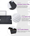 Replacement Filter Set For Purifier Series 2000 And 2000i 2 Pack With True HEPA Filter And Activated Carbon Filter details image