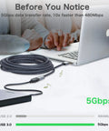 USB 3.0 Extension Cable 1 Foot Long Type A Male To Female Extender For Fast 5Gbps Data Transfer Awesome For PlayStation And Oculus VR USB Flash Drives Card Readers External Hard Drives Keyboards Printers on laptop