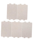 Five Pack Heat Resistant Mica Sheets For Microwave Ovens Replacement Insulation Plates Universal Waveform Guide Sheets display