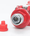 Brand New Hydraulic Spreader Jaw Fits For Porter Power 1/2 Ton Tool With 3-3/4 Inch Max Opening showing red coupler end.