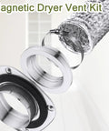 Magnetic Dryer Vent Coupling Kit For Quick Cleanouts And No Hassle Hose Connection Sealed Dryer Exhaust