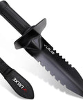 Heavy Duty Serrated Edge Metal Detecting Shovel With Belt Loop Sheath, Beast Digger For Metal Detecting, Camping, Gardening, Handle
