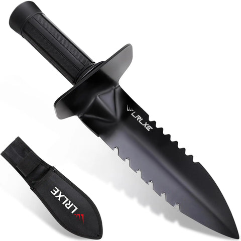 Heavy Duty Serrated Edge Metal Detecting Shovel With Belt Loop Sheath, Beast Digger For Metal Detecting, Camping, Gardening, Handle