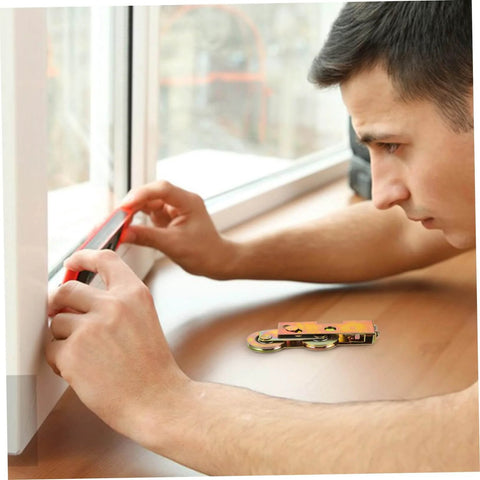 Man installing Heavy Duty Steel Roller Pulleys For Sliding Doors And Windows, Low Noise, Easy To Install.