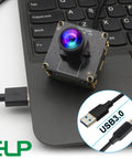 4K 60fps USB C HDMI Camera For Computers And Laser Engravers on laptop with USB 3.0 cable, wide angle lens, ultra clear video