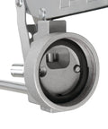 Close-up of heavy duty cast head on Lever Action Industrial And Commercial Grease Gun With Heavy Duty Cast Head And 3 Way Loading.