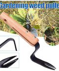 Root Lifter Weeding Tool For Lawn And Yard Hand Weeder With Angled Head For Easy Weed Removal And Deep Root Digging