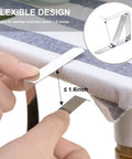 Applying 30 Packs Tablecloth Clips For Outdoor Tables, Stainless Steel Tablecloth Holder Clips That Grip Tight And Lay Flat