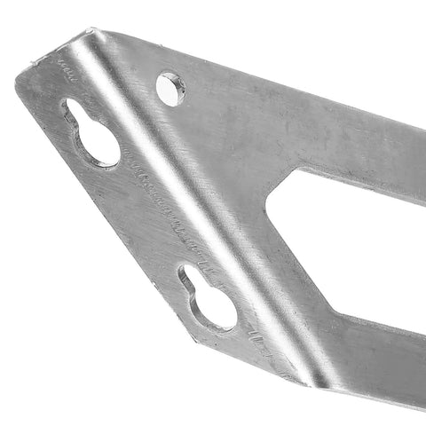 Close-up of Beefy Heavy Duty Corner Brackets For Furniture And Shelves Stainless Steel 4 Pack Non Deformation And Impact Resistant