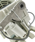 Close-up of 110V Industrial Sewing Machine With Split Type Setup Needle Positioner Ready Brushless Servo Motor component