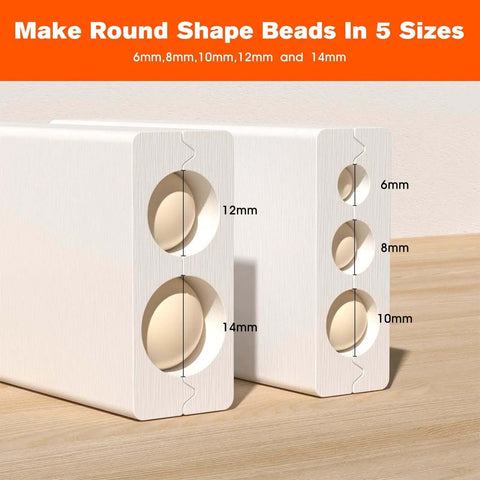 Round Polymer Clay Bead Roller Kit For DIY Jewelry Making Bead Roller Tool For 6mm 8mm 10mm 12mm And 14mm Beads Easy Handheld Set