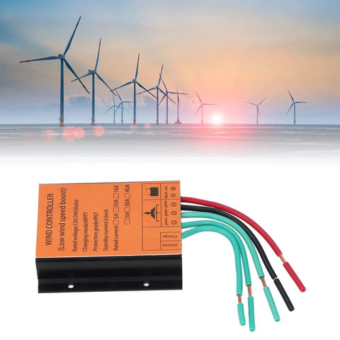 Top Shelf Wind Turbine Controller For 12 Volt And 24 Volt Systems Handles 300 Watts To 1000 Watts With MPPT PWM Charging and 16 Amp Output against wind turbines.