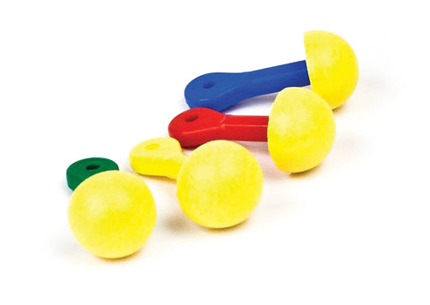 Corded Earplugs For All Day Comfort With Assorted Colored Grips 100 Pair Pack E A R Express Foam Noise Reduction