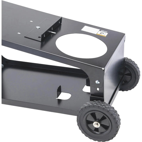 Heavy Duty Welding Cart for Welder With Dual Tier Angled Top Shelf Holds 80 Cu Ft Gas Cylinder Cables and Accessories Two Wheels Portable Steel Cart Black