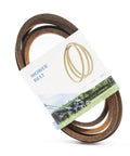 Aramid Deck Belt For 52 Inch Zero Turn Mowers From 21 To 30 HP with Superior Fray Resistant Fiber shown in packaging