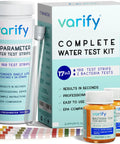 17In1 Complete Drinking Water Test Kit With 100 Strips And 2 Bacteria Tests, box, strip bottles, bacteria test vials