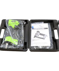 Heavy Duty Pneumatic Staple Gun For Upholstery And Woodworking With Easy Trigger in carrying case with accessories