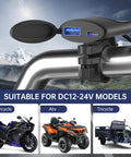 Drop It On Any Handlebar Mount Motorcycle USB Charger With 30W PD Dual Port Quick Charge for powering devices on rides.