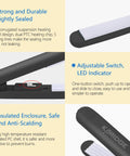 Mini Bag Sealer For Chips And Snacks On The Go, Handy Heat Sealer details with adjustable switch and insulated enclosure