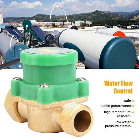 G1/2 To G1/2 Thread Flow Switch Sensor With Electronic Pressure Auto Control 220V For Hot And Cold Water Up To 70C