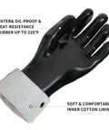 Heat Resistant BBQ Gloves For Grilling And Cooking Up To 220F, Flexible, Soft Lined Meat Gloves With A Killer Grip For Pit And Smoker