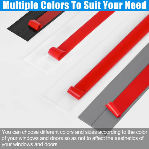 2 Inch By 20 Foot Silicone Draft Seal Tape For Doors And Windows, Extra Thick 2mm Weather Stripping Multiple Colors