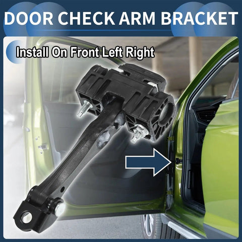 Citroen C4 Mk2 Door Hinges Front Left And Right With Check Strap Stopper Limiter OEM 9181H9 Replacement Part on green car