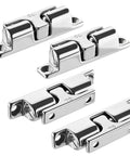 4 Pack Double Ball Tension Double Roller Cabinet Catch 316 Stainless Steel With Mirror Polished Finish For Rust Proof Performance In Marine, RV, Bathroom And Kitchen Cabinets