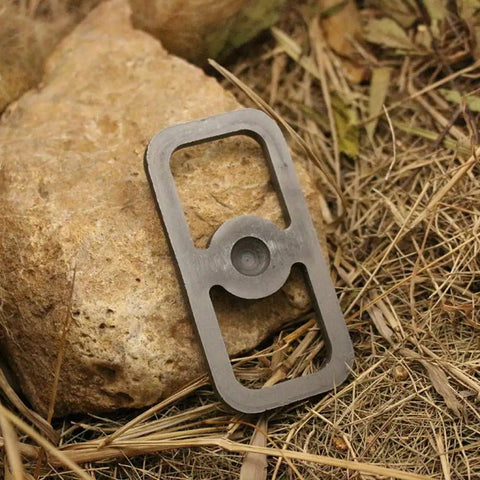 Tough As Nails Fire Starter Tool For Camping And Hiking, Carbon Steel Fire Striker Without Stone on ground outdoors