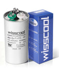 45 Plus 5uF Dual Run Start Capacitor For Heat Pumps And Air Conditioners, 370 440VAC CBB65, Round 55mm Diameter By 125mm Tall