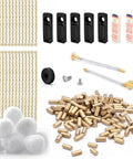 Universal Lighter Repair Kit Stuffed With Top Shelf Flint Stones Fresh Cotton Wicks And Heavy Duty Striker Wheels For Rock Solid Fire Sparks On The Go includes flints, wicks, and accessories.