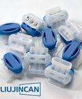 Twenty Pack Tough As Nails Three Way Wire Connectors Featuring Waterproof Sealing And No Sweat Self Stripping Tech for outdoor wiring.
