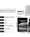 Windshield Repair Kit For Chips And Cracks With Nano Glass Repair Resin Liquid, 2 Pack Glass Repair Tools packaging details